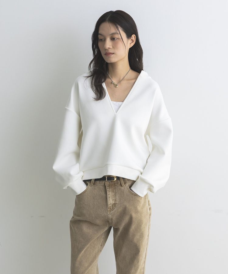 GARAGE OF GOOD CLOTHING「Vネックダンボールプルオーバー」|Tシャツ・カットソー|