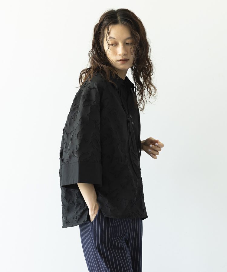 GARAGE OF GOOD CLOTHING「ジャガードタキシードブラウス」|シャツ・ブラウス|