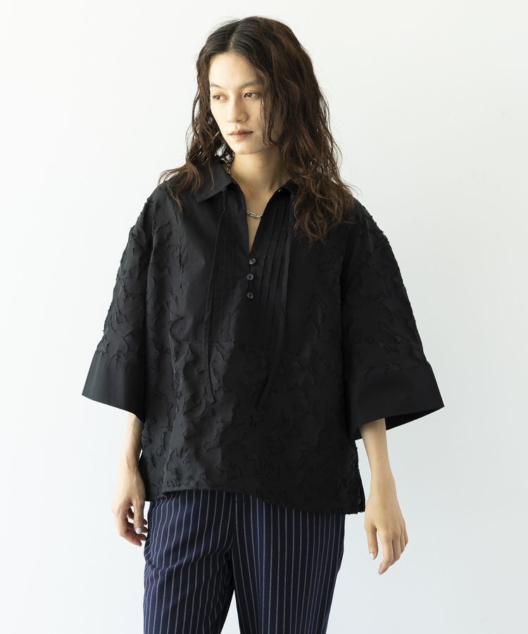 GARAGE OF GOOD CLOTHING「ジャガードタキシードブラウス」|シャツ・ブラウス|