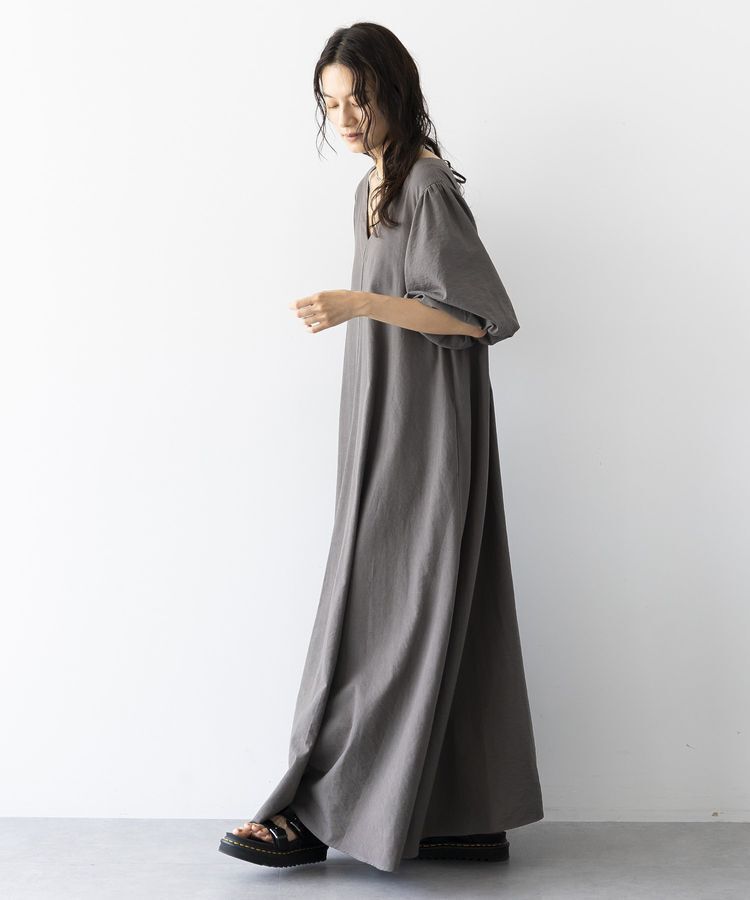 GARAGE OF GOOD CLOTHING「Vネック袖ボリュームワンピース」|ワンピース|