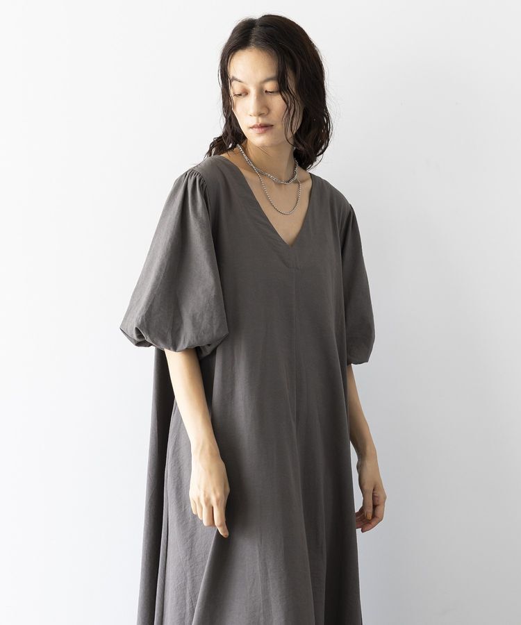 GARAGE OF GOOD CLOTHING「Vネック袖ボリュームワンピース」|ワンピース|