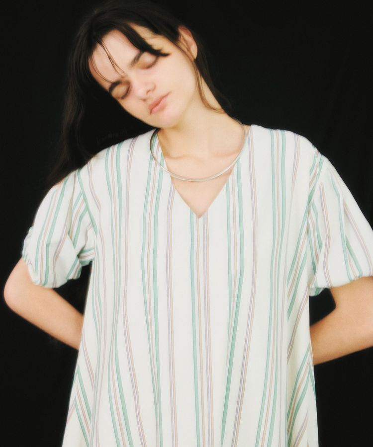 GARAGE OF GOOD CLOTHING「Vネック袖ボリュームワンピース」|ワンピース|
