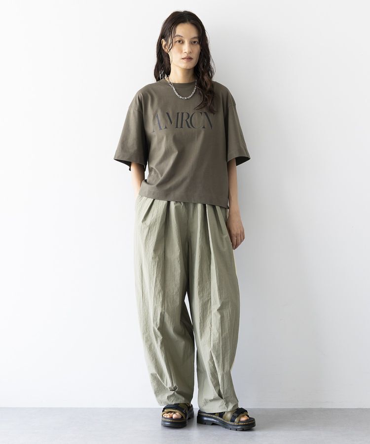 GARAGE OF GOOD CLOTHING「【AMERICANA】接触冷感/クロップド COOL T」|Tシャツ・カットソー|
