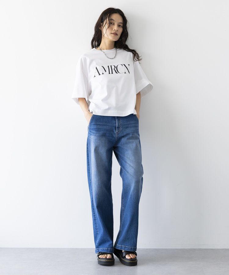 GARAGE OF GOOD CLOTHING「【AMERICANA】接触冷感/クロップド COOL T」|Tシャツ・カットソー|