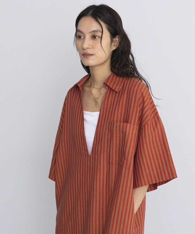 GARAGE OF GOOD CLOTHING「Vネックリラックスワンピース」|ワンピース|