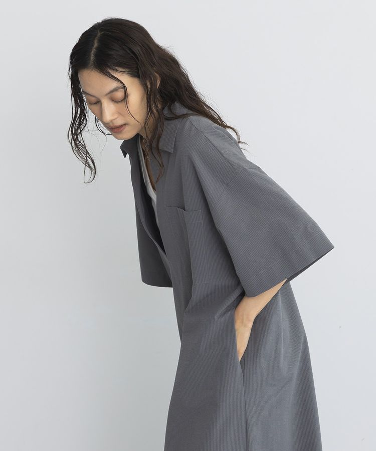 GARAGE OF GOOD CLOTHING「Vネックリラックスワンピース」|ワンピース|