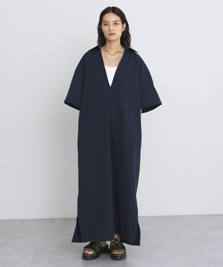 GARAGE OF GOOD CLOTHING「Vネックリラックスワンピース」|ワンピース|