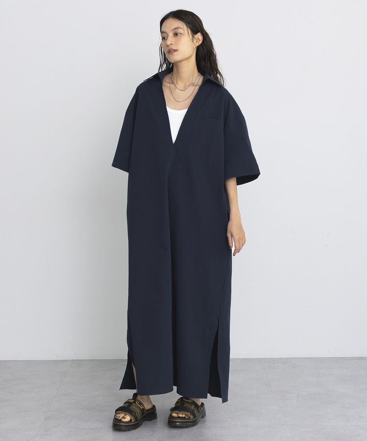 GARAGE OF GOOD CLOTHING「Vネックリラックスワンピース」|ワンピース|