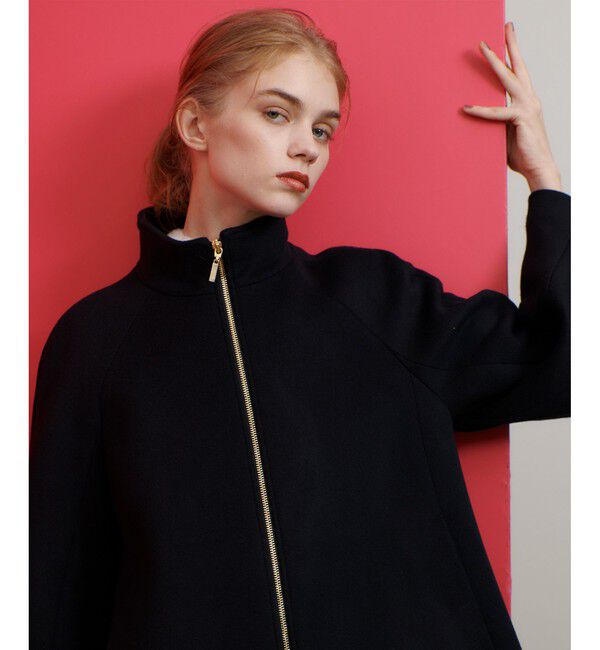 LOULOU WILLOUGHBY「【LOULOU WILLOUGHBY】シャルムビーバーケープ風コート」|ダッフルコート|