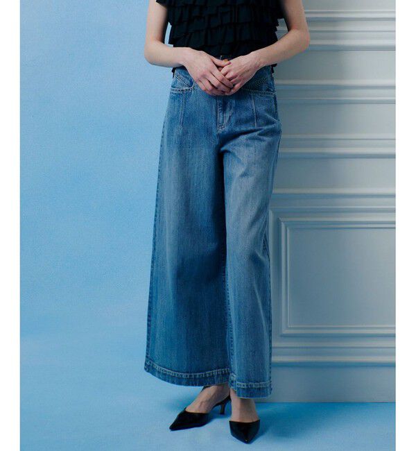 LOULOU WILLOUGHBY「◇デニムバギーパンツ」|デニム|