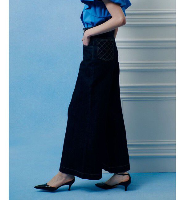 LOULOU WILLOUGHBY「◇デニムバギーパンツ」|デニム|