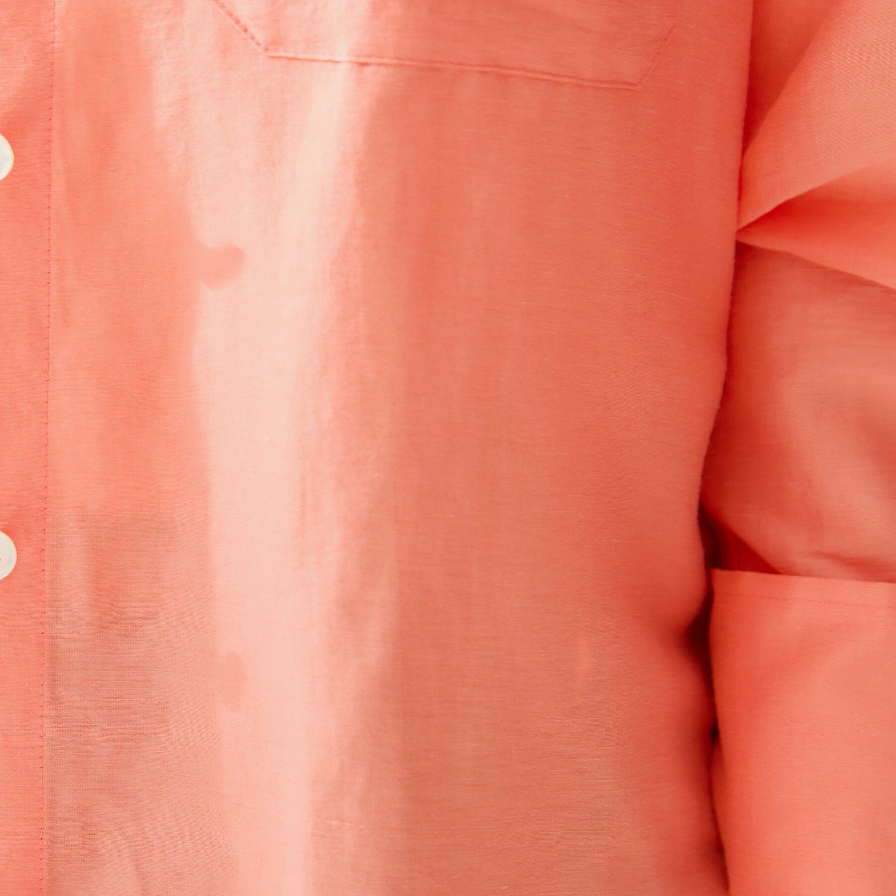 UNTITLED「リネンミックスバンドカラーシャツ」|シャツ・ブラウス|