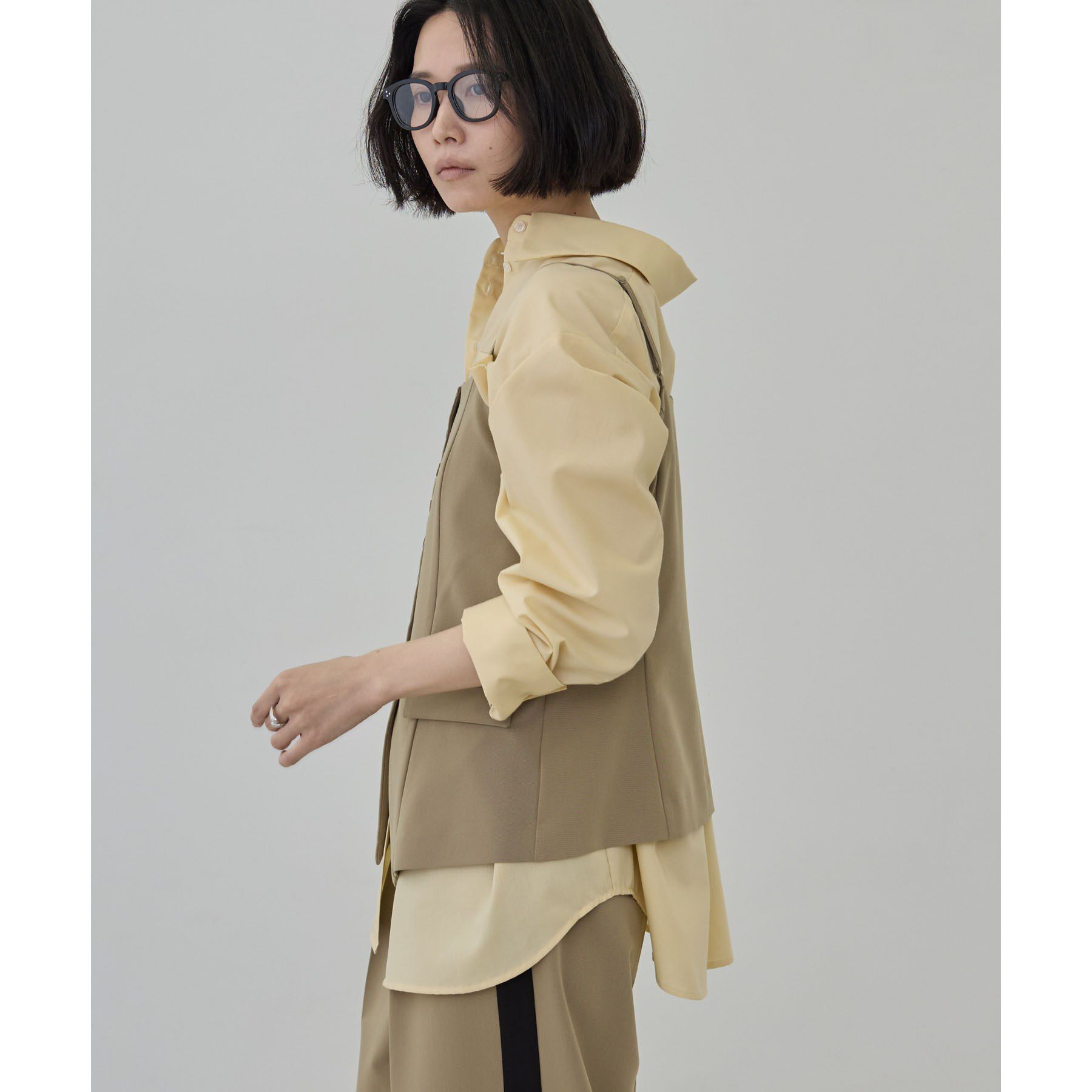 GALLEST「Comfy Set Up｜キャミジレ【セットアップ対応／通勤／カセット服】」|ベスト・ジレ|