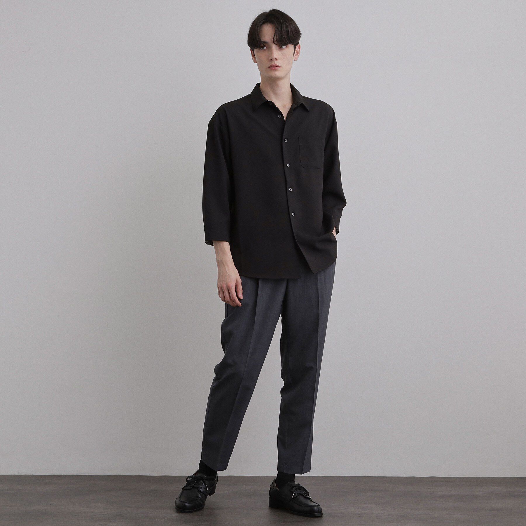 tk.TAKEO KIKUCHI「COOLMAX（R）七分袖レギュラーシャツ」|シャツ・ブラウス|