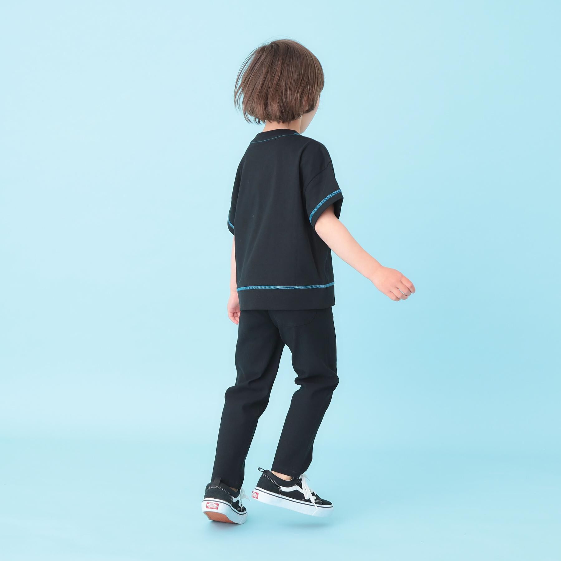 THE SHOP TK「【110－160】配色ステッチガゼットTEE」|Tシャツ・カットソー|