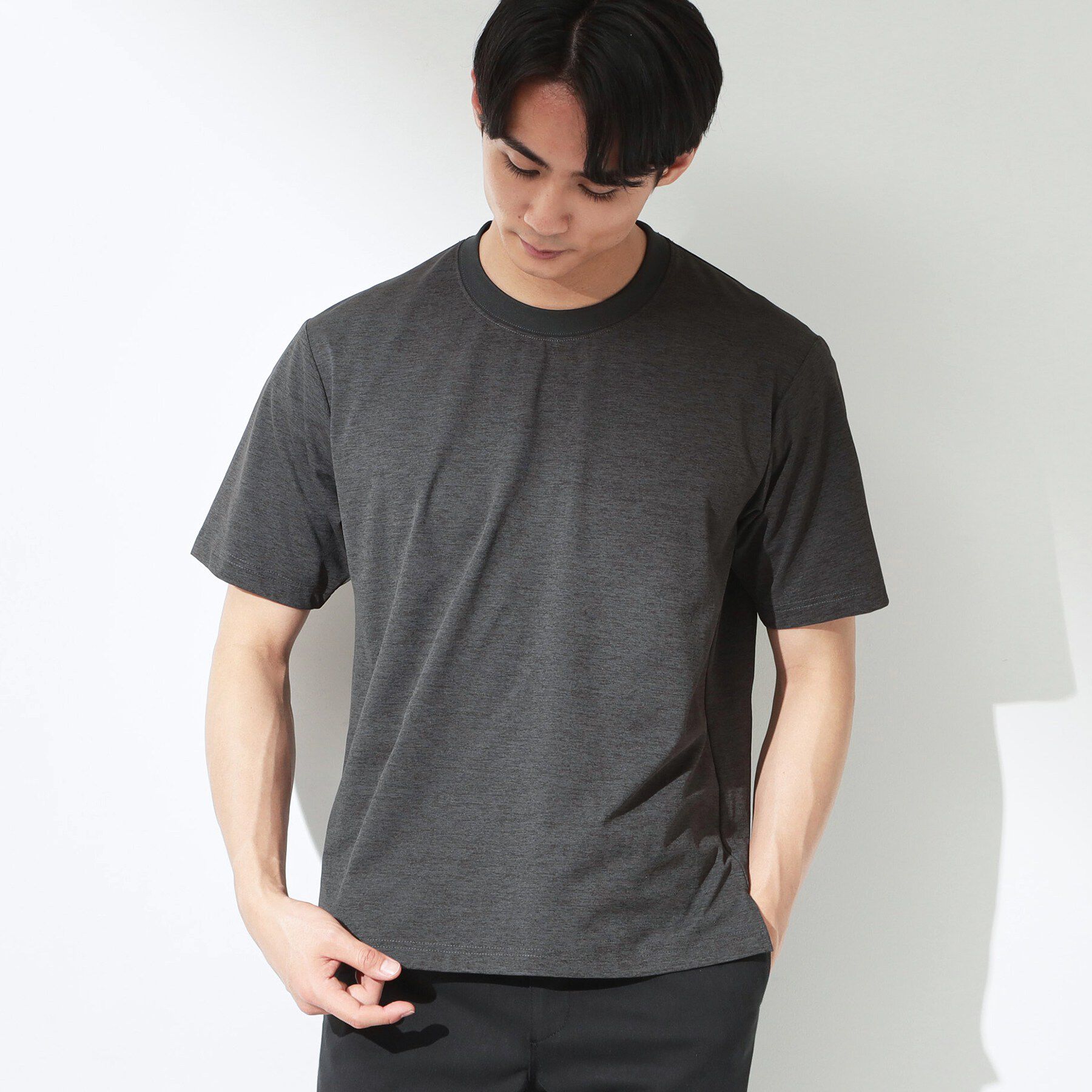 THE SHOP TK「【新色追加＆再入荷!!】【接触冷感/吸水速乾/UVカット/透け防止/遮熱】BO-NO TEE/ボーノ」|Tシャツ・カットソー|