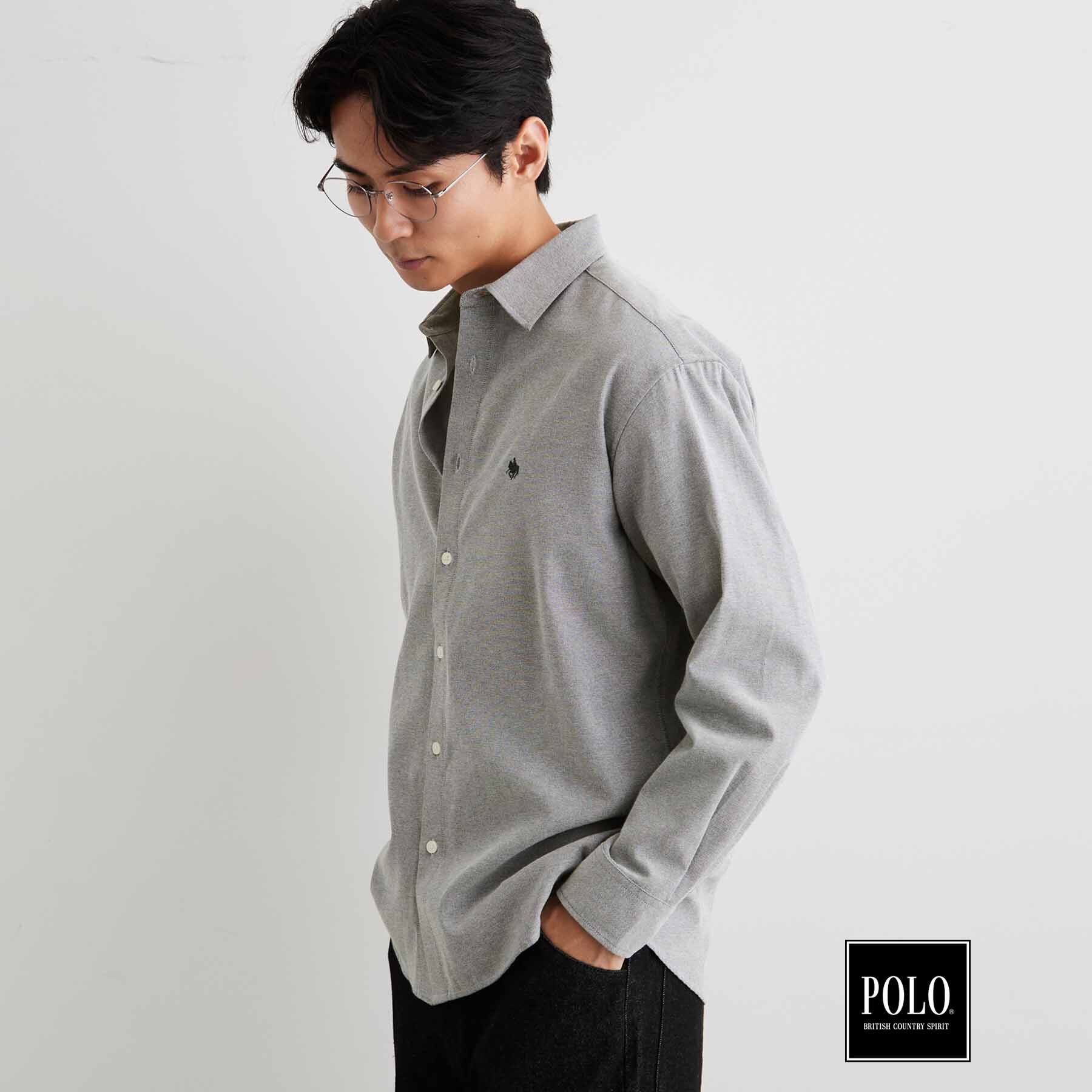THE SHOP TK「POLO BCS/アソート長袖シャツ」|シャツ・ブラウス|