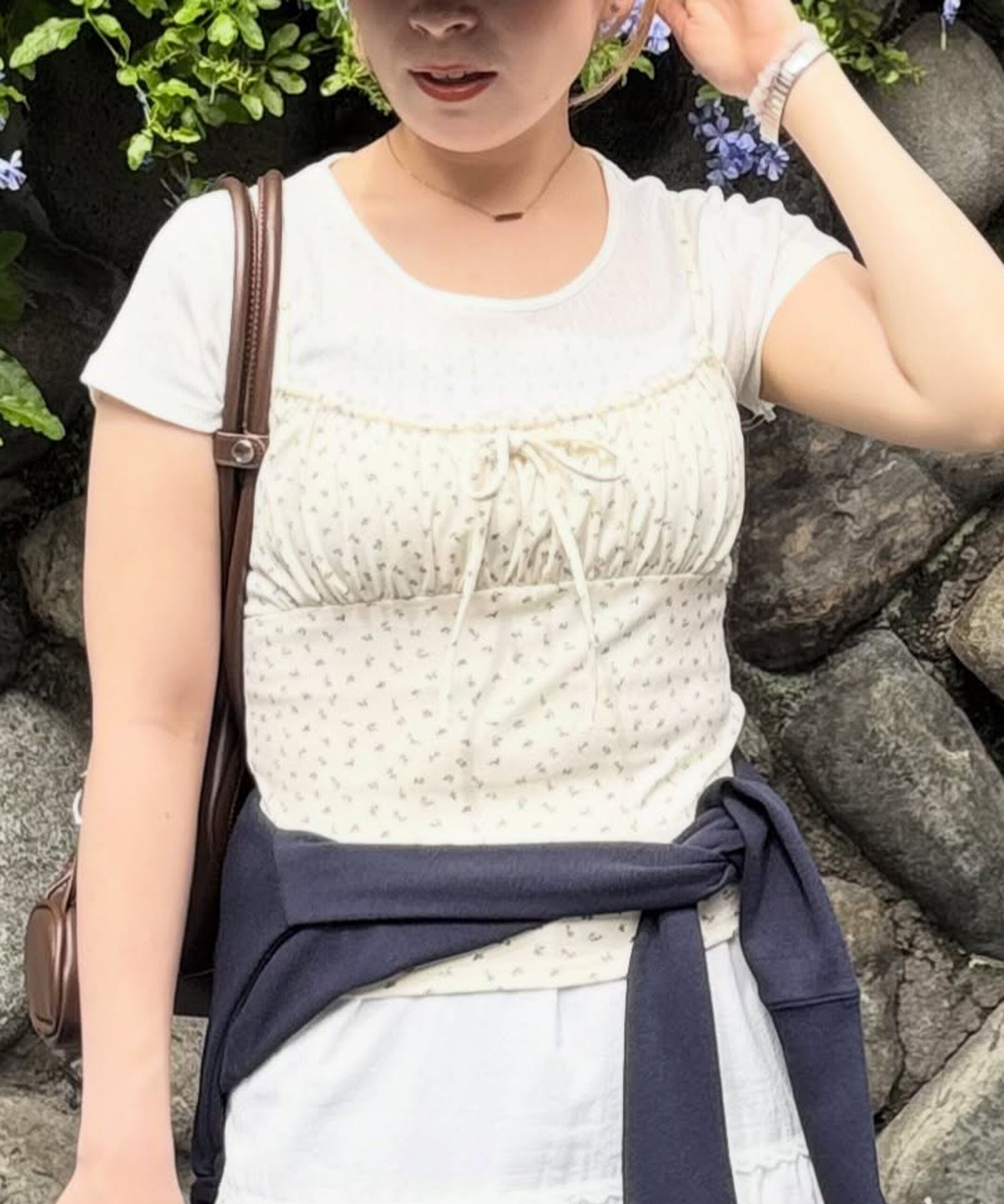  「針抜きテレコTシャツ&times;アソートキャミセット」|Tシャツ・カットソー|