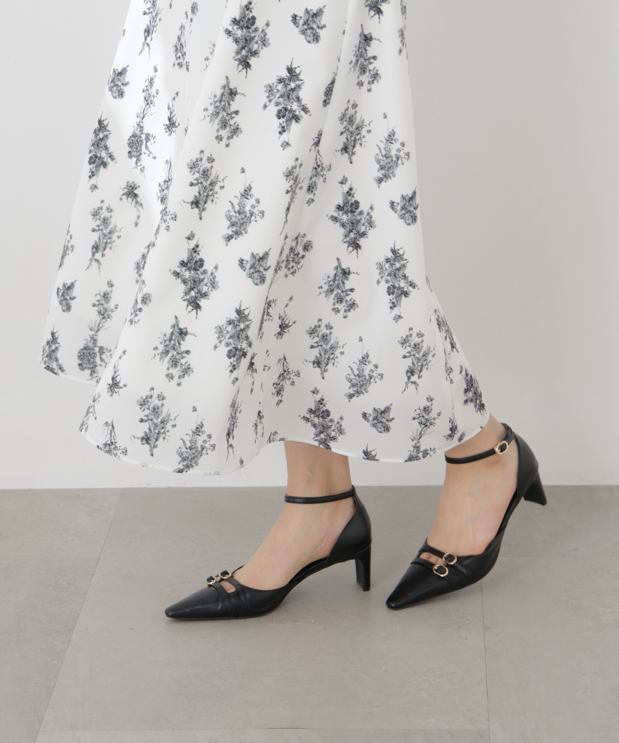 PROPORTION BODY DRESSING「フラワープリントフレアスカート　26SS」|スカート|