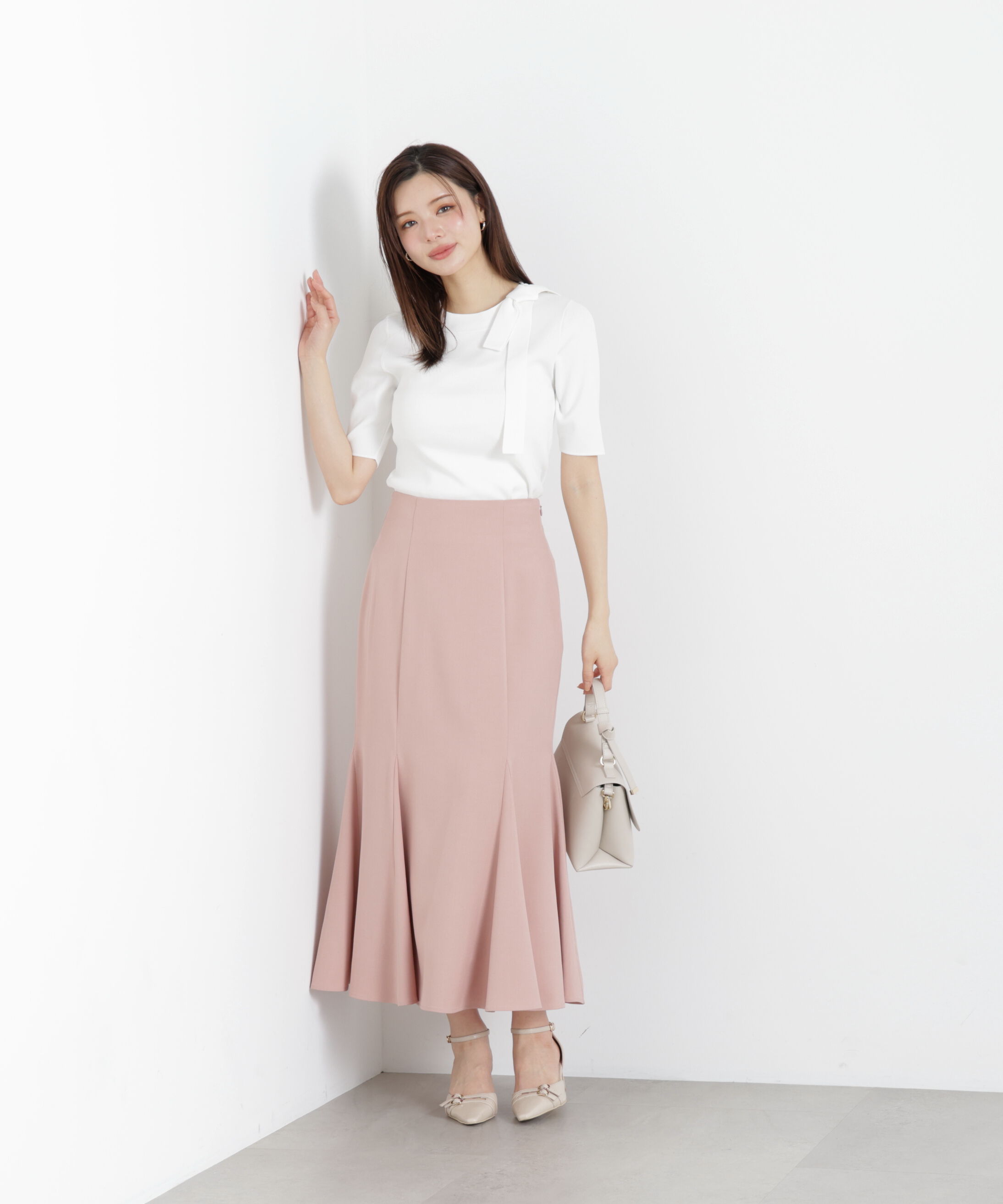 PROPORTION BODY DRESSING「＜ウォッシャブル＞ハイウエストマーメイドスカート　26SS」|スカート|