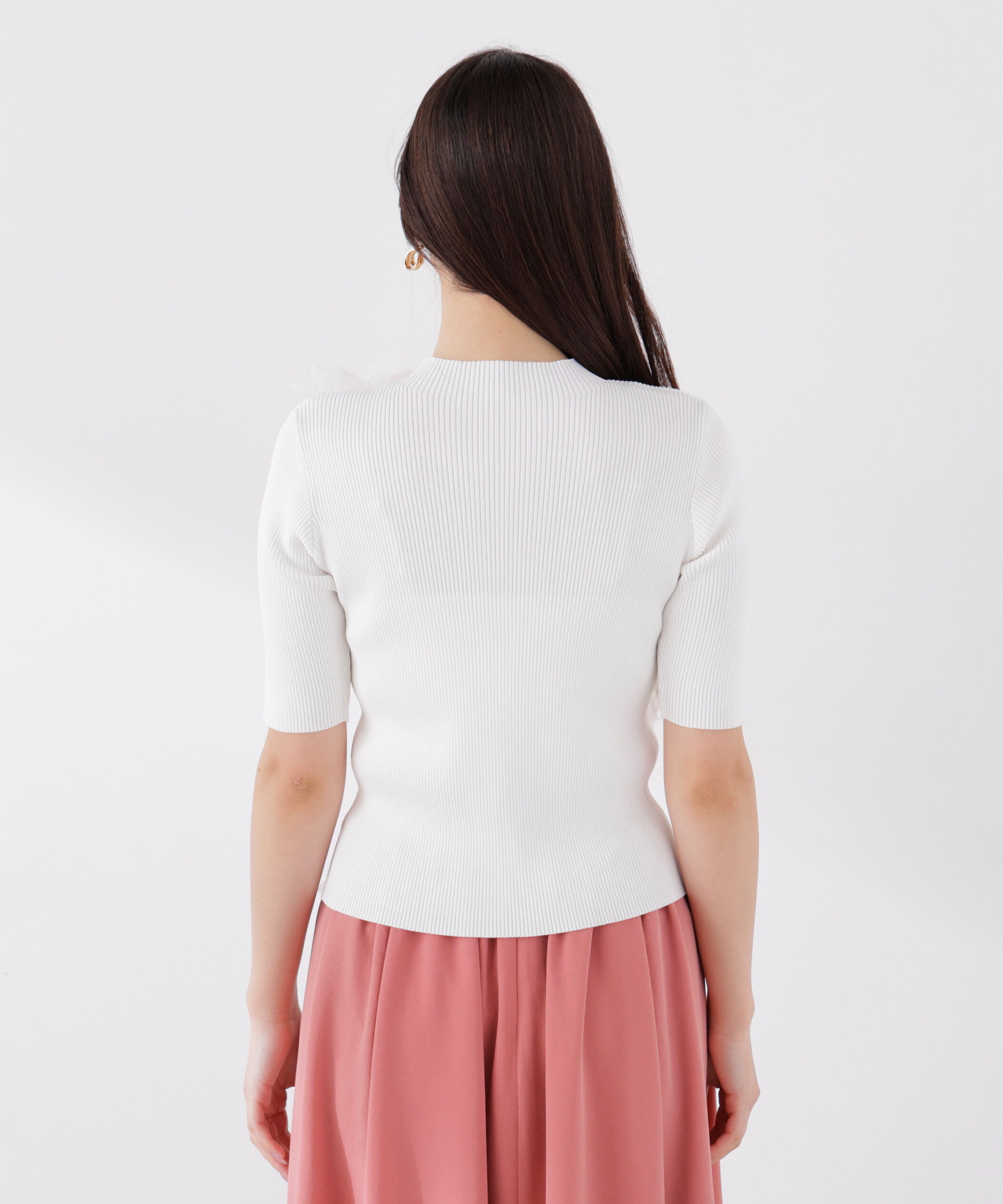 PROPORTION BODY DRESSING「チュールフリル付きニット　26SS」|ニット・セーター|