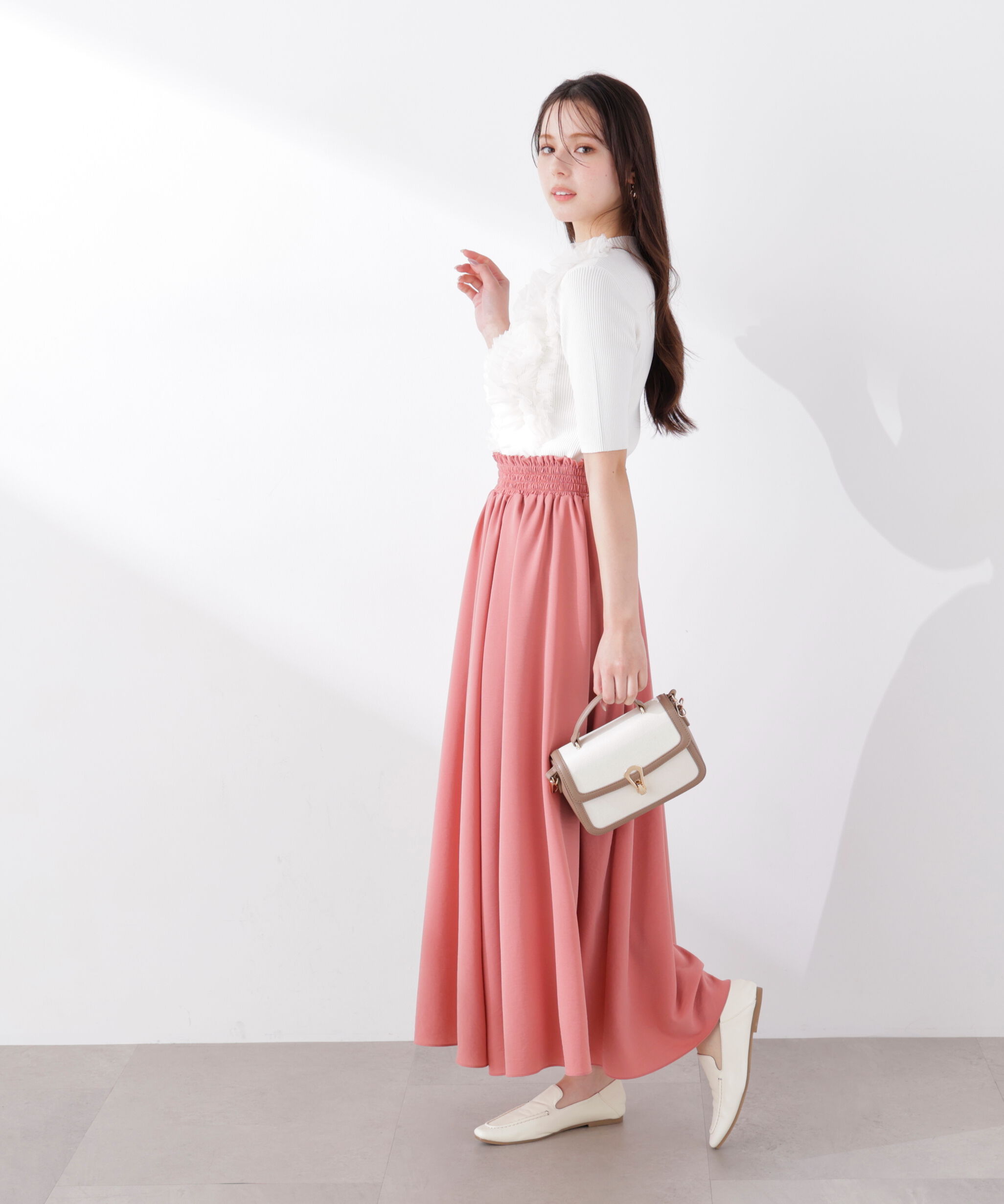 PROPORTION BODY DRESSING「チュールフリル付きニット　26SS」|ニット・セーター|