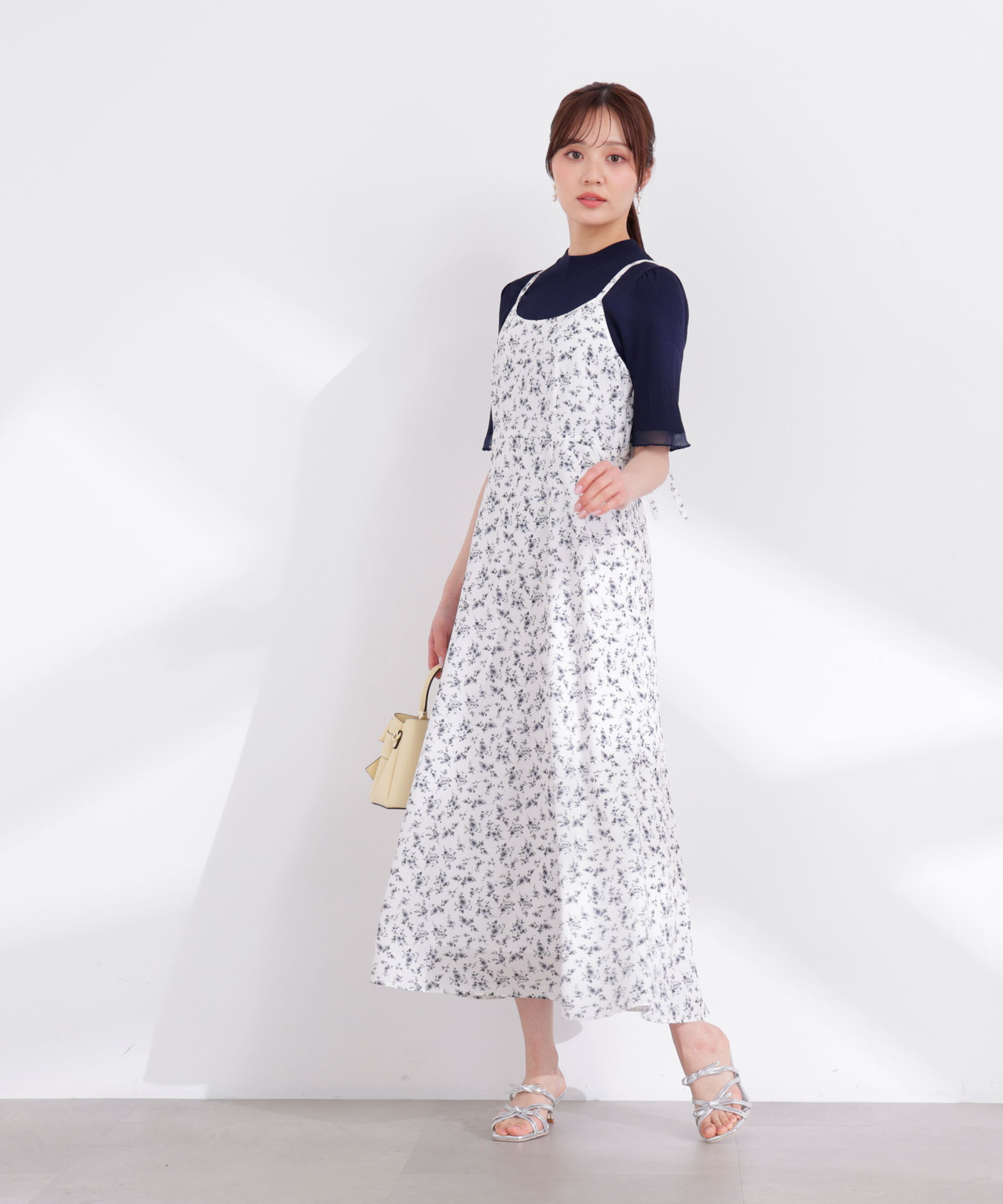 PROPORTION BODY DRESSING「部分シアー半袖ニット 26SS」|ニット・セーター|