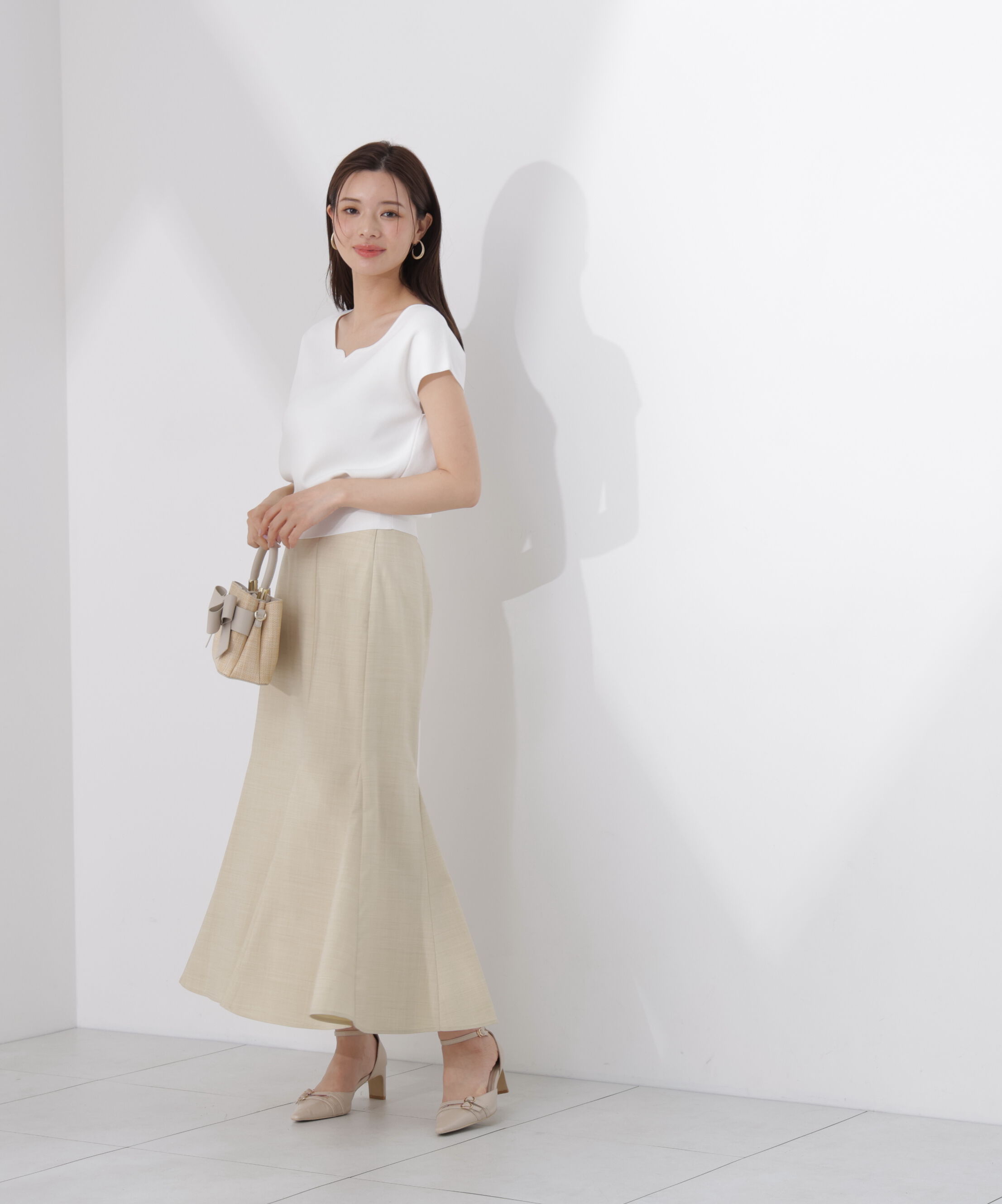 PROPORTION BODY DRESSING「＜青島心さん着用＞ハイウエストマーメイドスカート」|スカート|