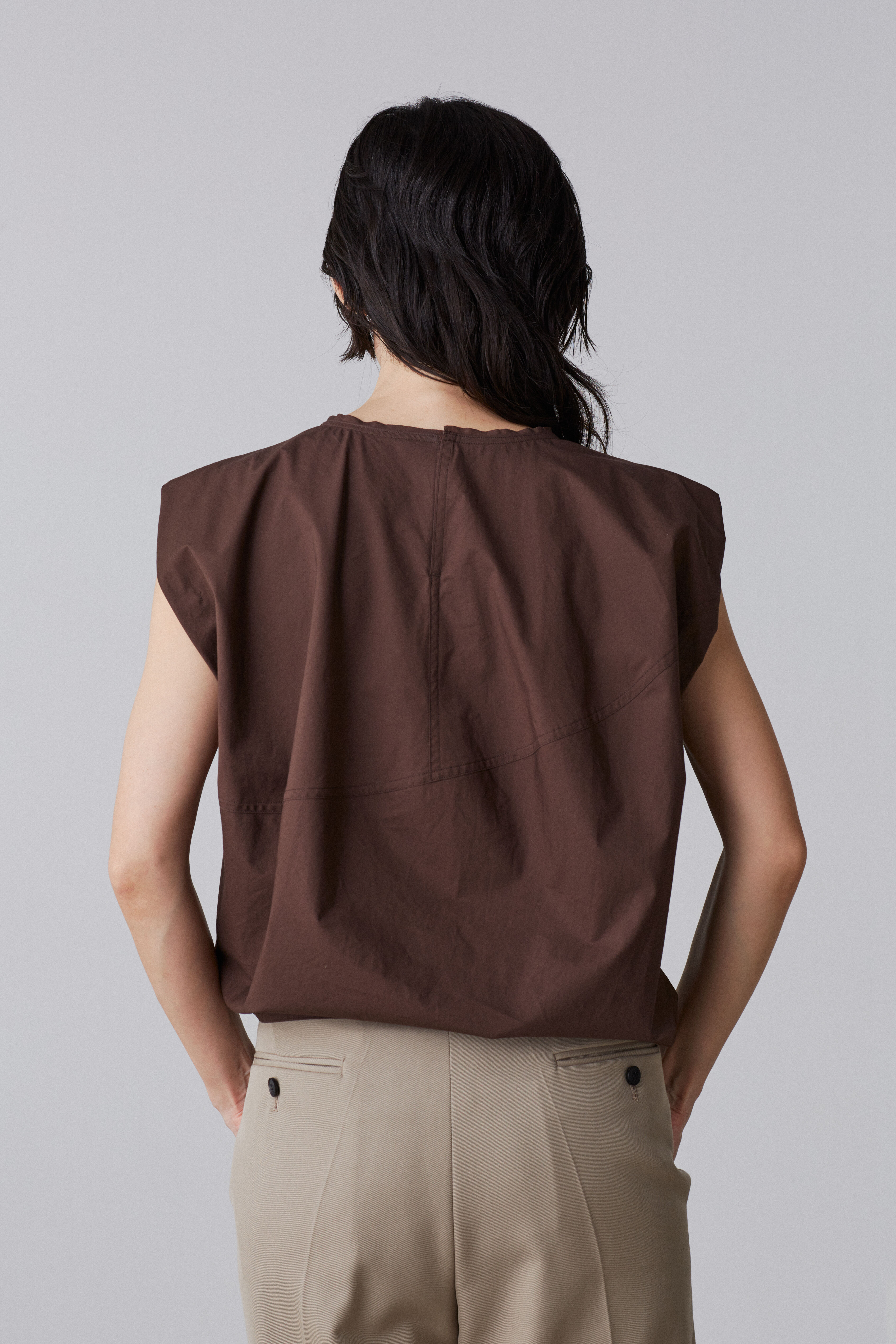 YLEVE 「YLEVE / SUVIN COTTON TYPEWRITER PULL OVER BLOUSE」|シャツ・ブラウス|