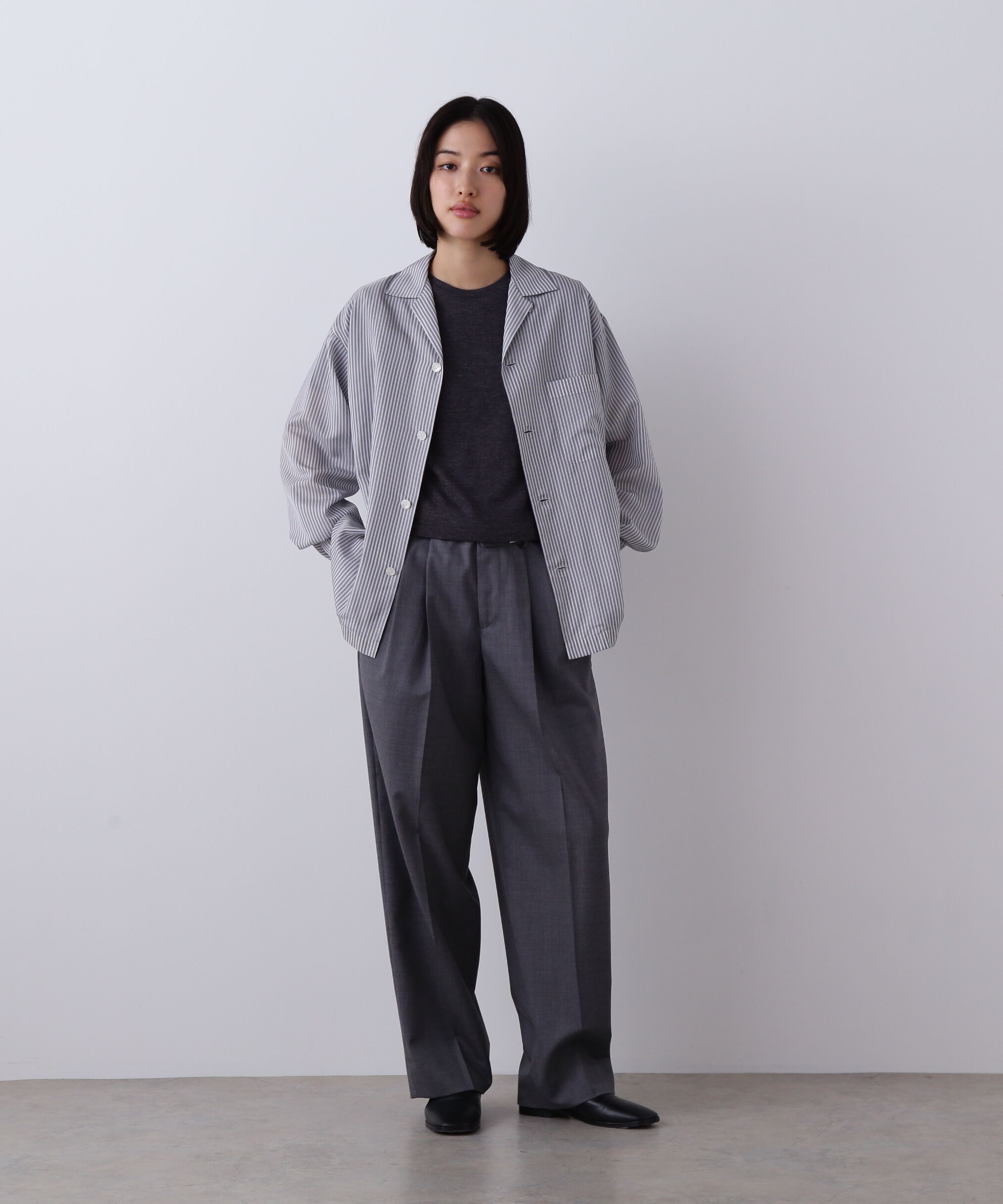 YLEVE 「YLEVE / SUPER120'S CHAMBRAY WOOL 3TACK TROUSERS」|その他|