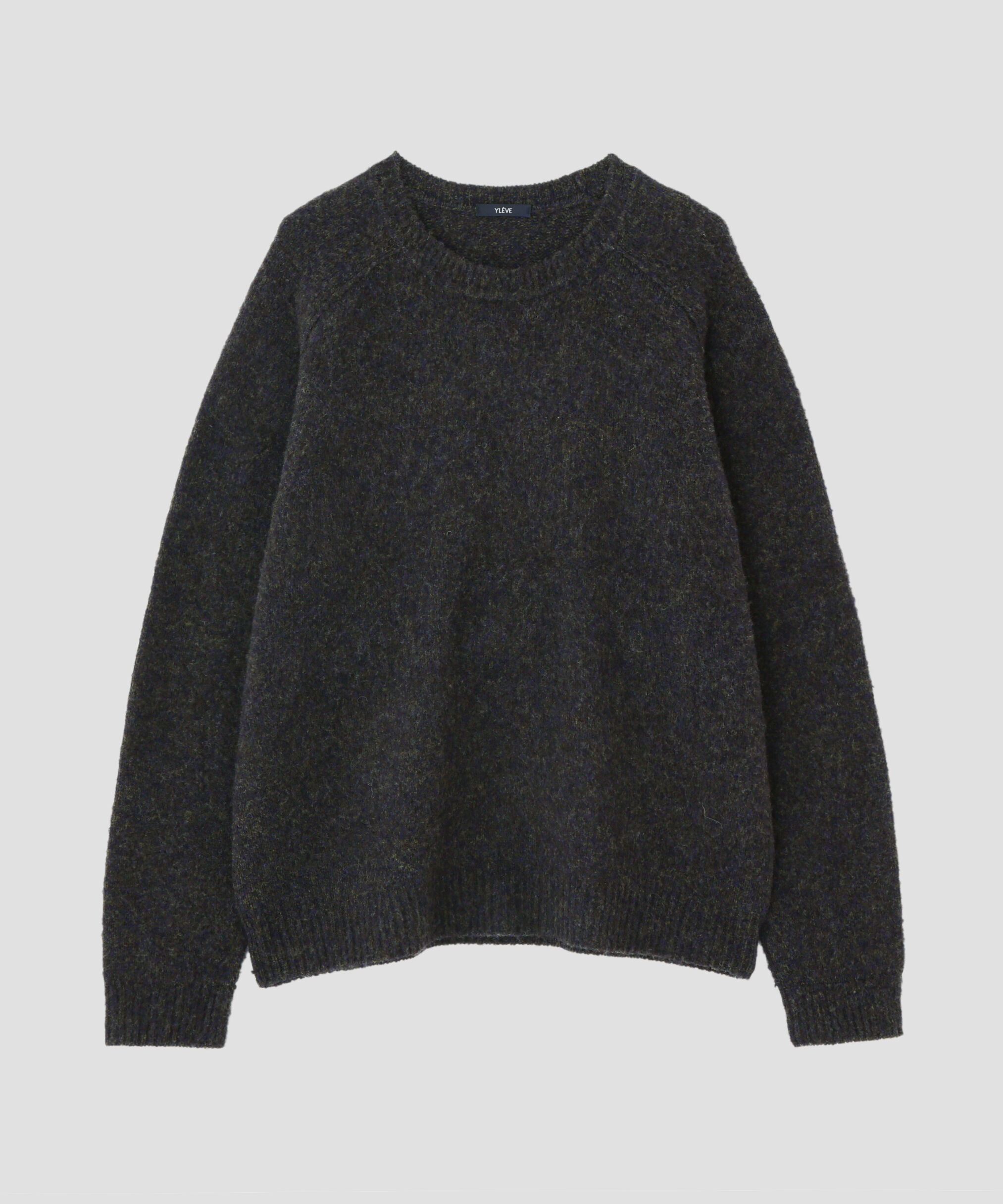 YLEVE 「YLEVE / ITARIAN MERINO WOOL MELANGE KNIT PULL OVER」|ニット・セーター|