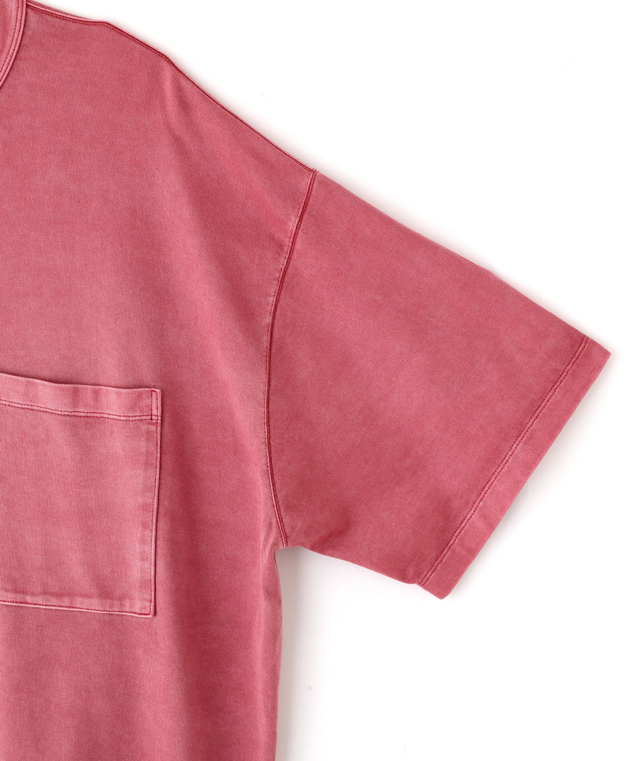 YLEVE 「YLEVE / COTTON RAYON PIGMENT DYE POCKET T-SHIRT」|Tシャツ・カットソー|