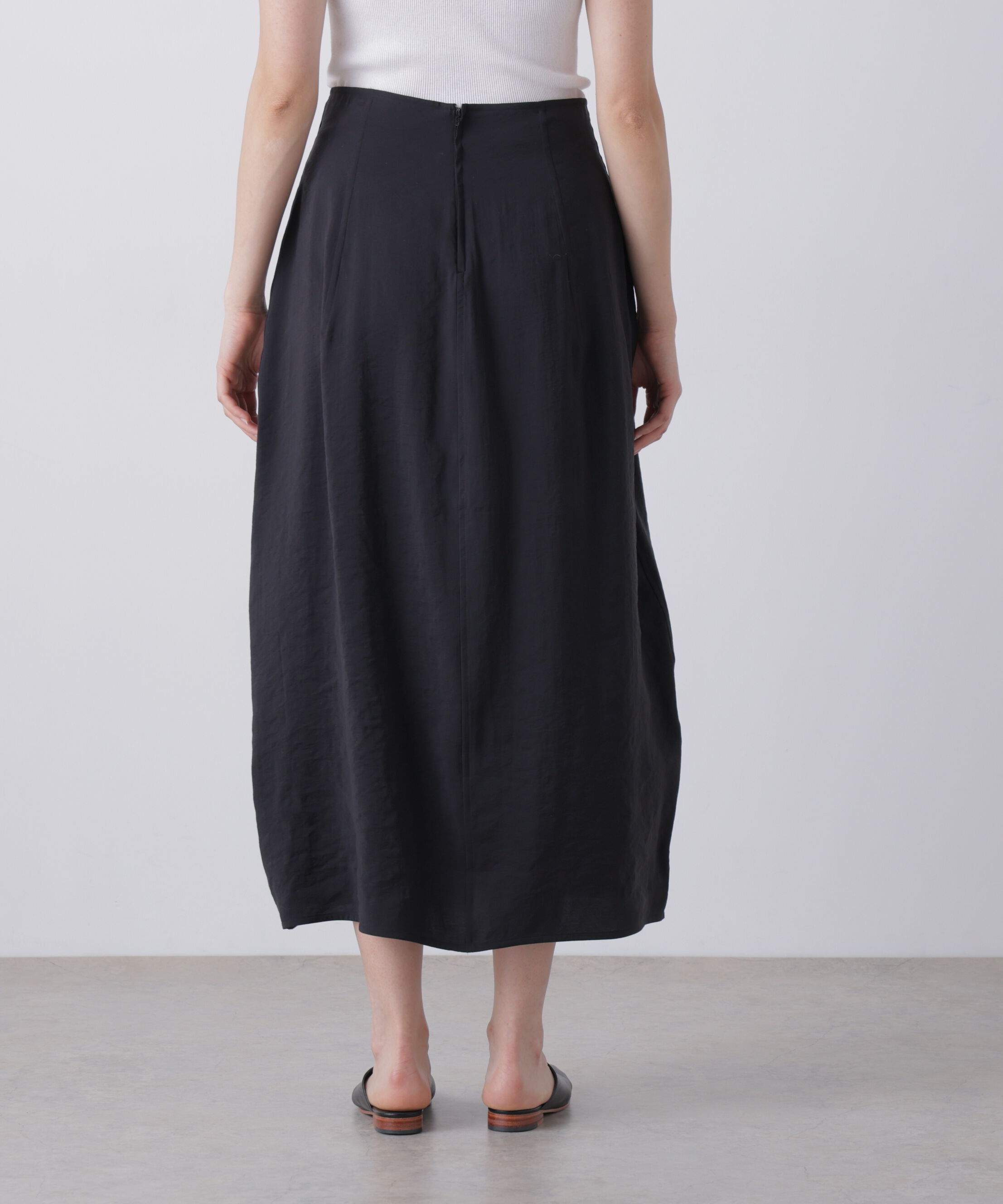 YLEVE 「YLEVE / RAYON-POLYESTER BROAD SKIRT」|スカート|