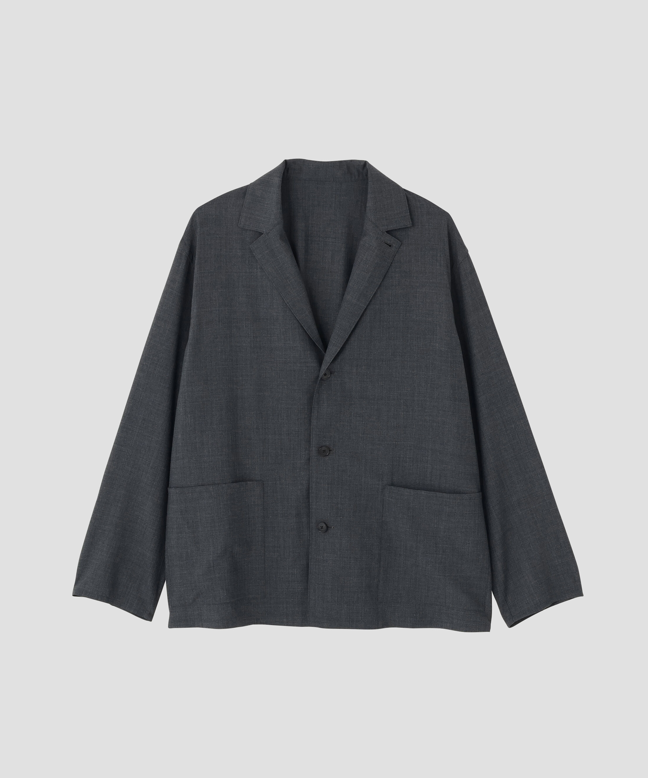 YLEVE 「YLEVE / SUPER140's WOOL TROPICAL WORK JACKET」|その他|CHARCOAL3
