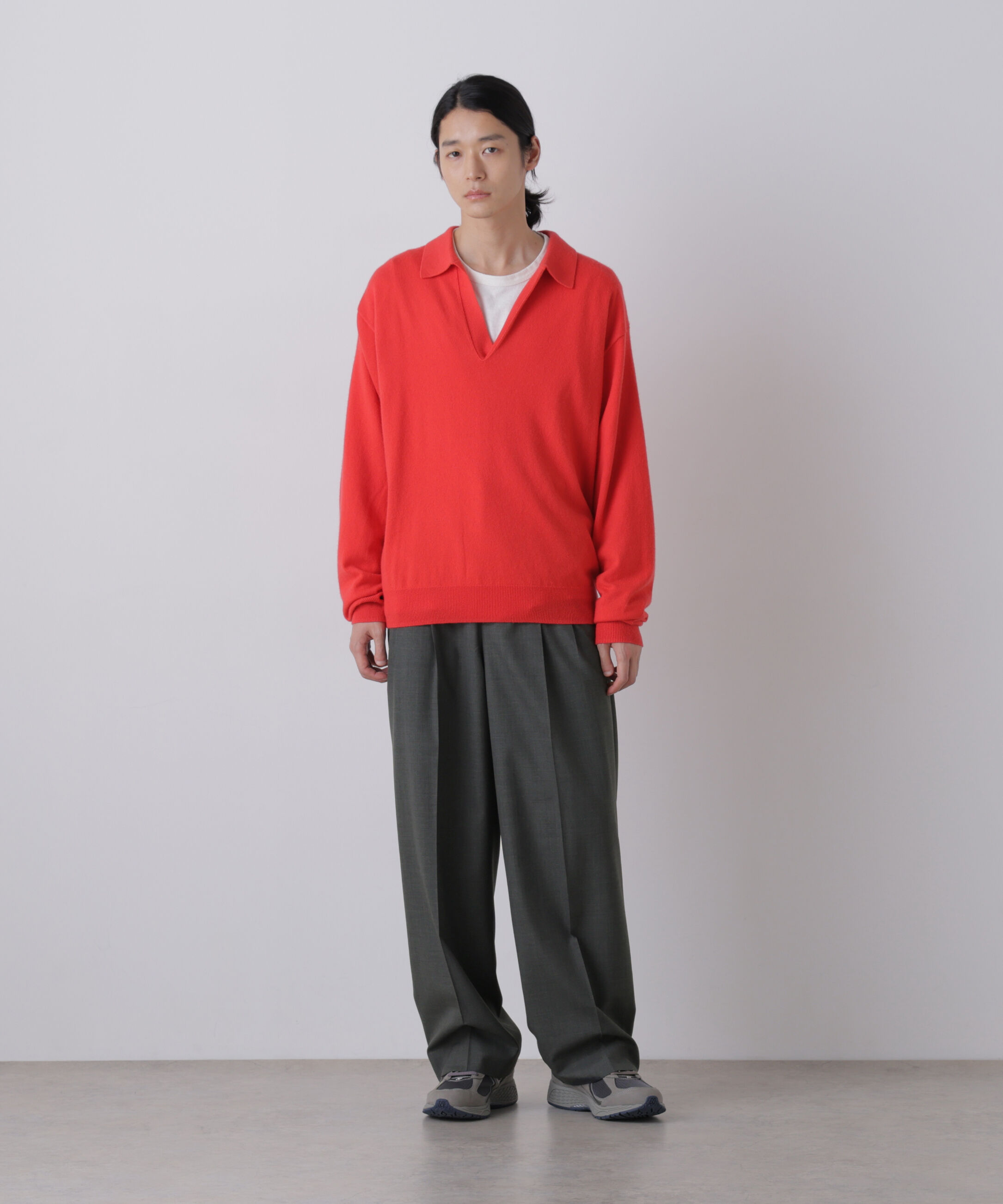 YLEVE 「YLEVE / SUPER140's WOOL TROPICAL TROUSERS」|その他|CHARCOAL3