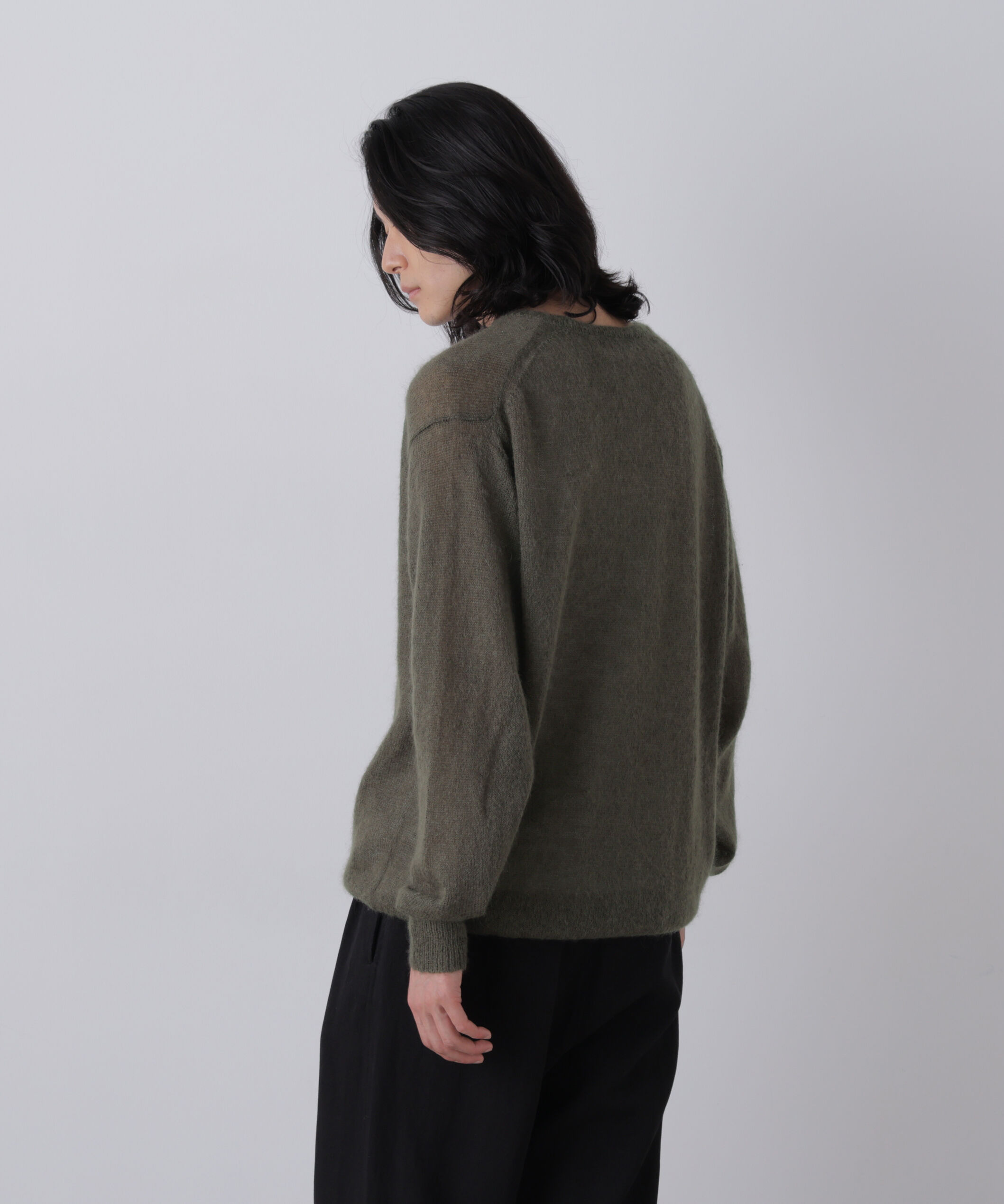 YLEVE 「YLEVE / SUPER KID MOHAIR HENRY NECK KNIT」|ニット・セーター|