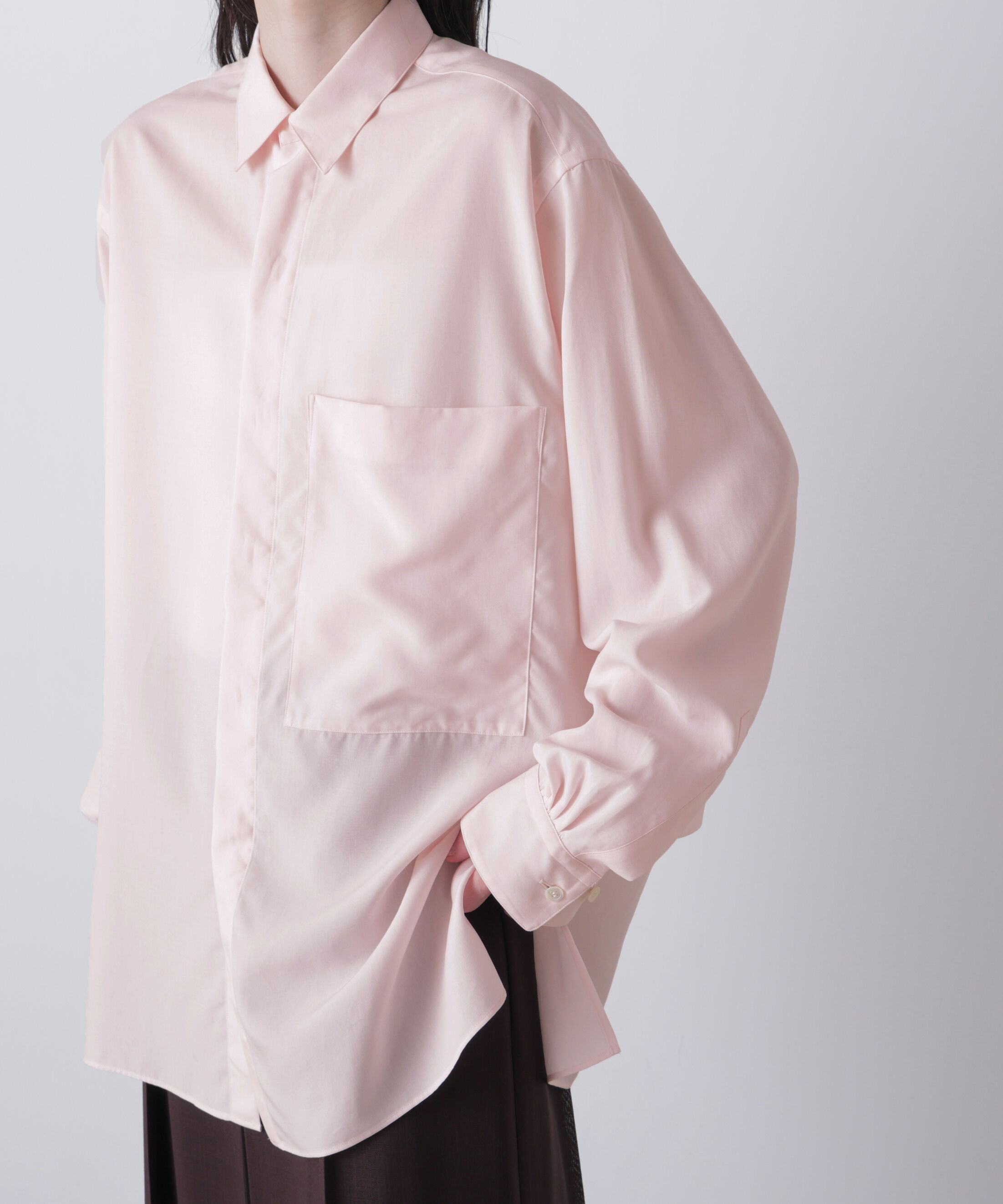 YLEVE 「YLEVE / LYOCELL BROADCLOTH BLOUSE」|シャツ・ブラウス|