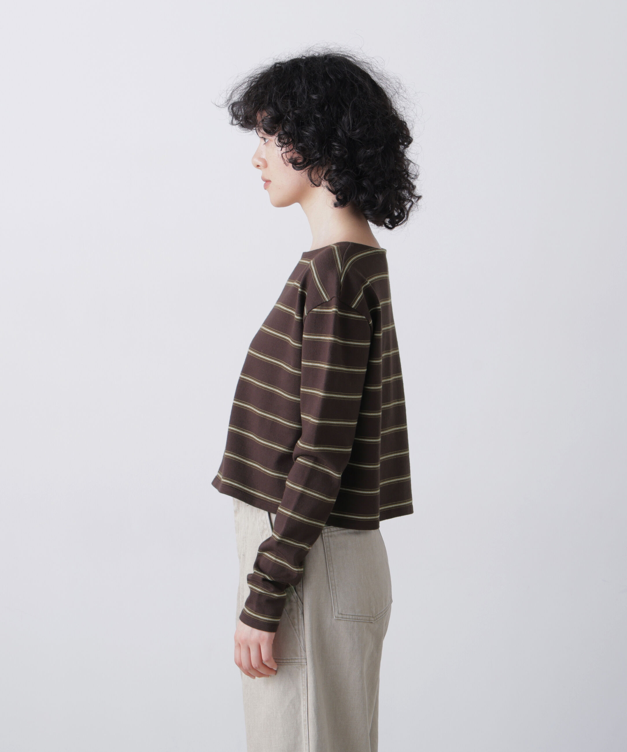 YLEVE 「YLEVE / HEAVYWEIGHT SOFT JERSEY BORDER LONG-SLEEVE T」|Tシャツ・カットソー|