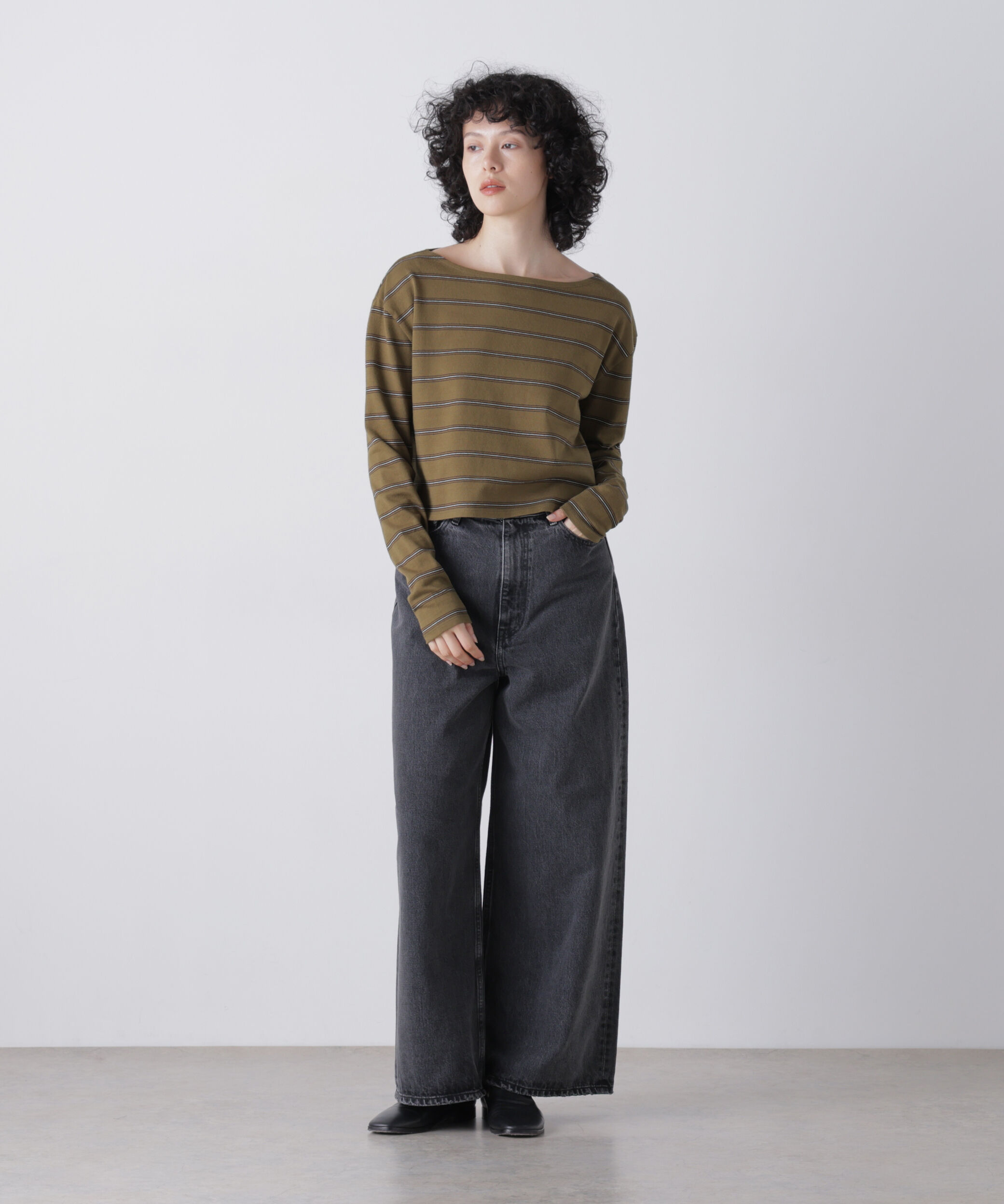 YLEVE 「YLEVE / HEAVYWEIGHT SOFT JERSEY BORDER LONG-SLEEVE T」|Tシャツ・カットソー|