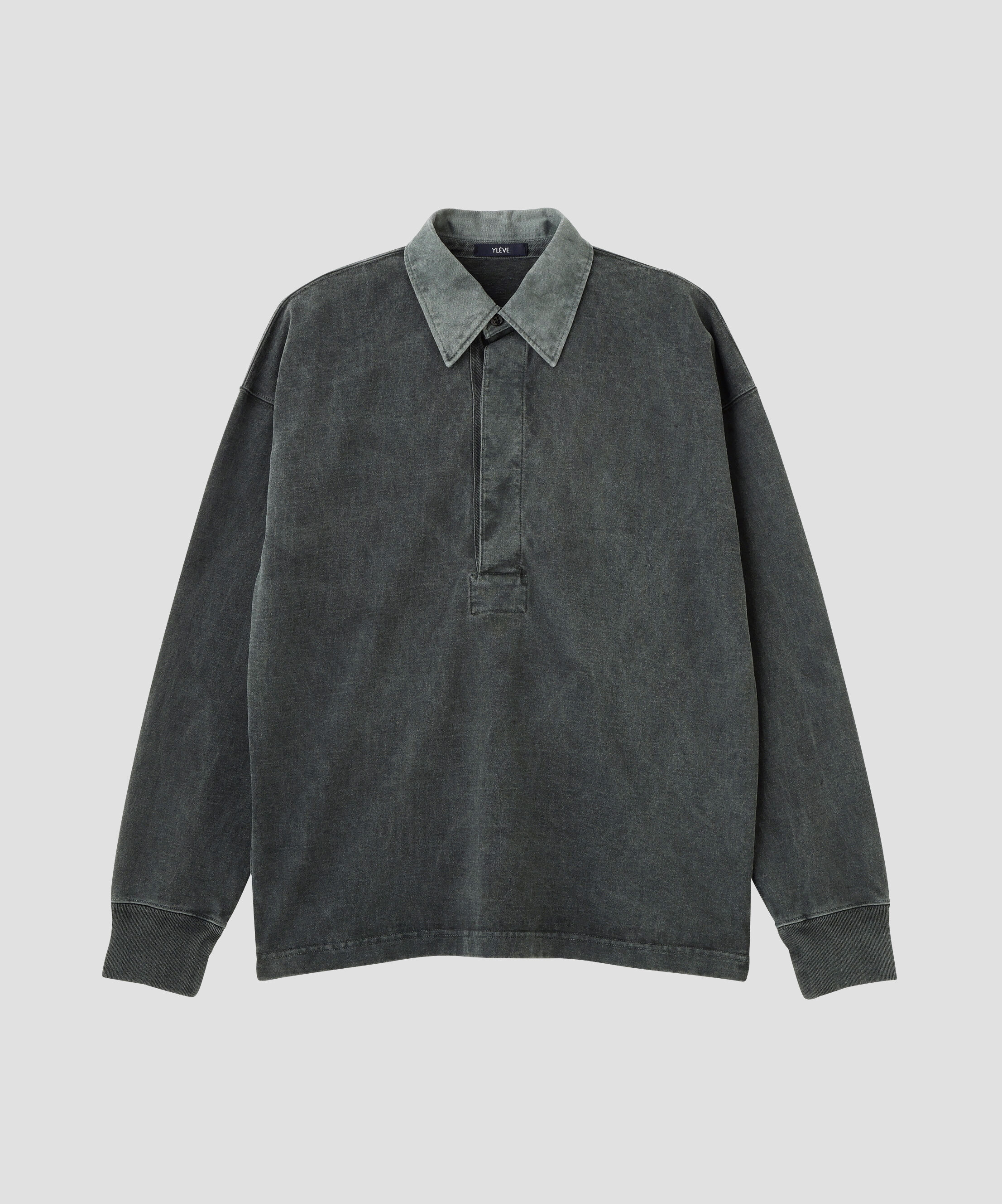 YLEVE 「YLEVE / PIGMENT-DYED COTTON RUGBY SHIRT」|Tシャツ・カットソー|
