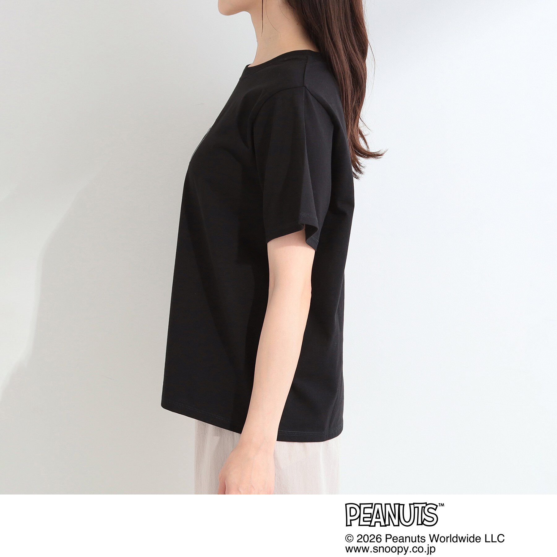 SHOO･LA･RUE「【PEANUTS】ひんやりプリントTシャツ」|Tシャツ・カットソー|