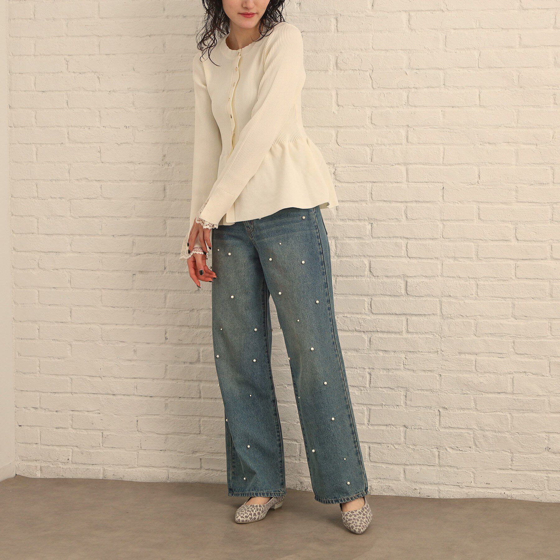 ESPERANZA「《定番》晴雨兼用クッションフラットパンプス」|パンプス|