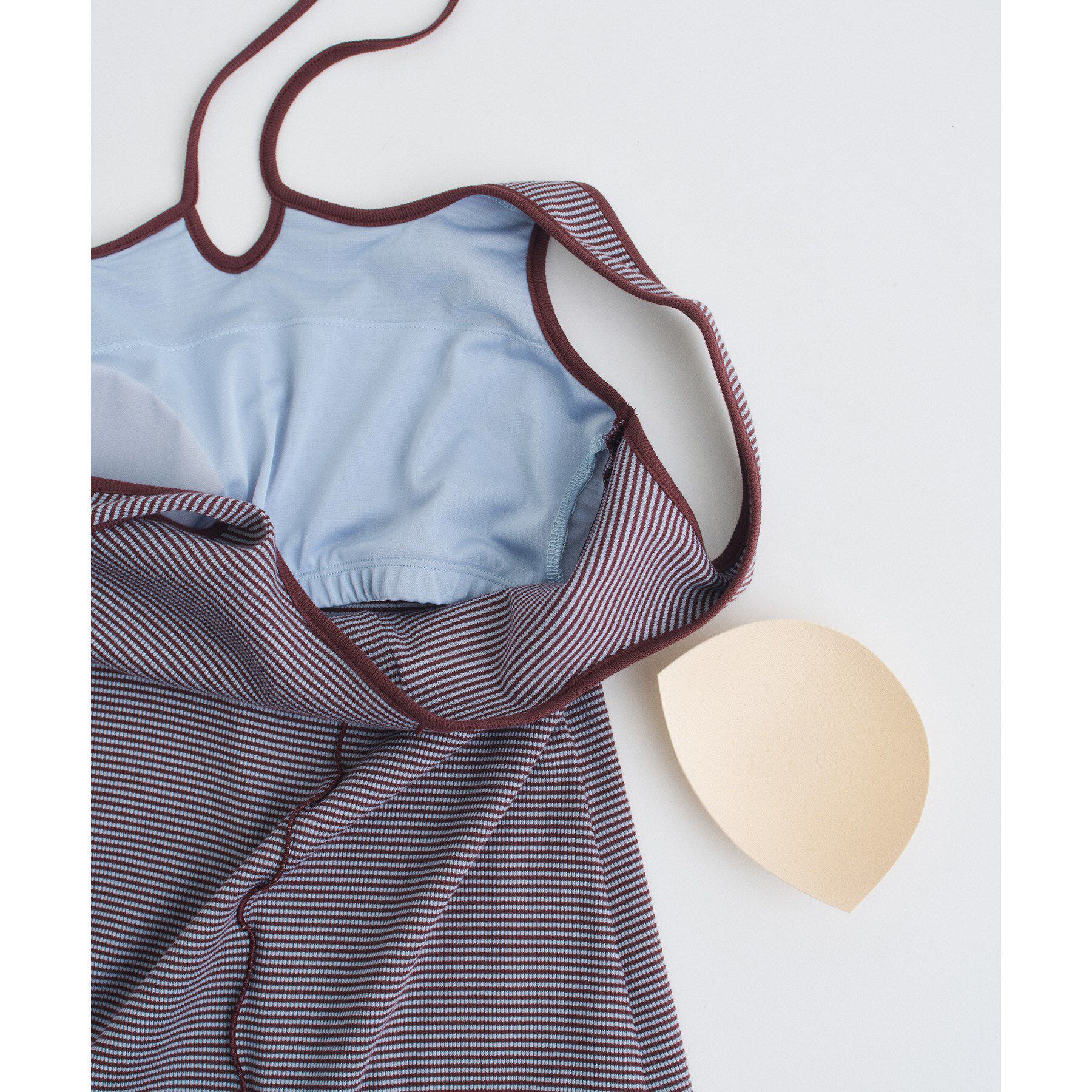 CODE A「【Cup-in】chic border jersey dress」|ワンピース|