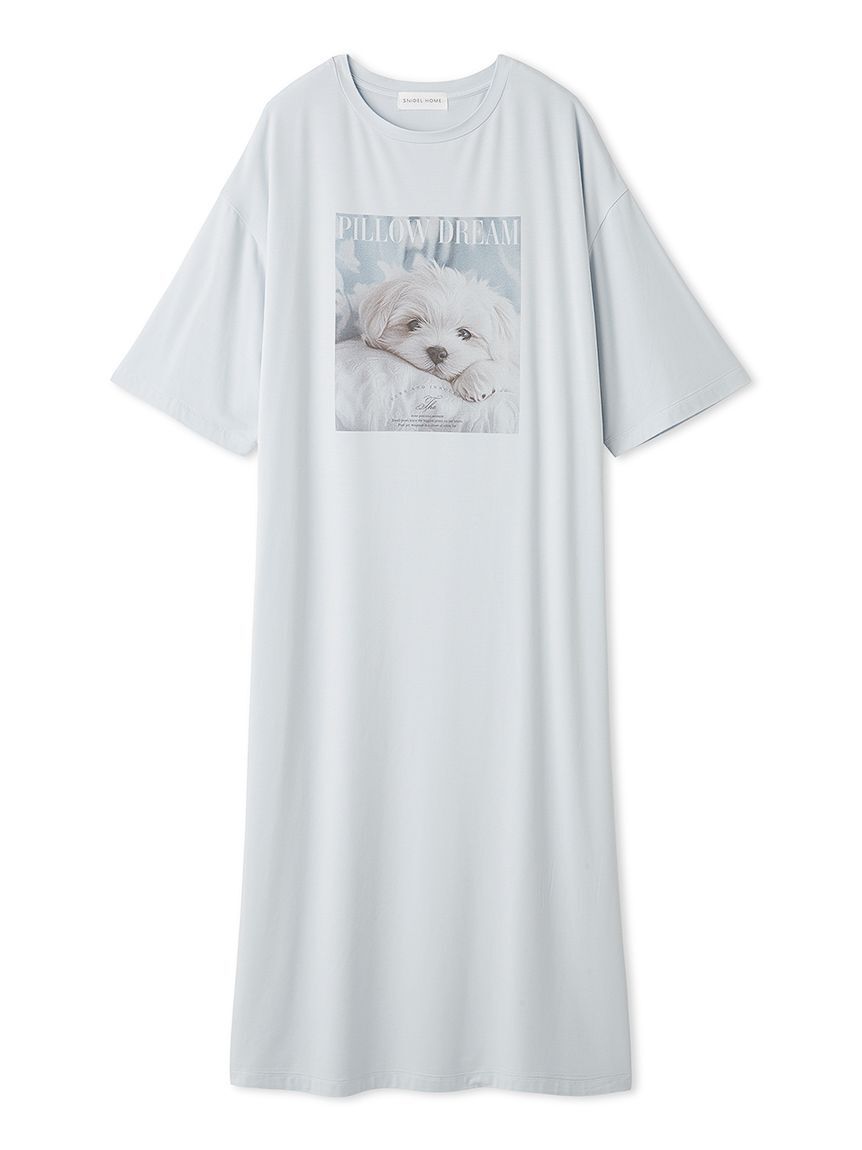 SNIDEL HOME「【接触冷感】DOG Tシャツワンピース」|ルームウェア|