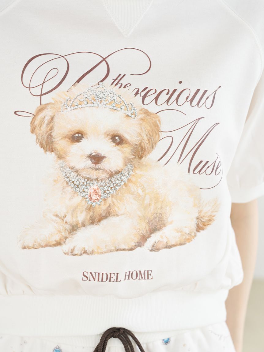 SNIDEL HOME「DOGスウェットセットアップ」|ルームウェア|