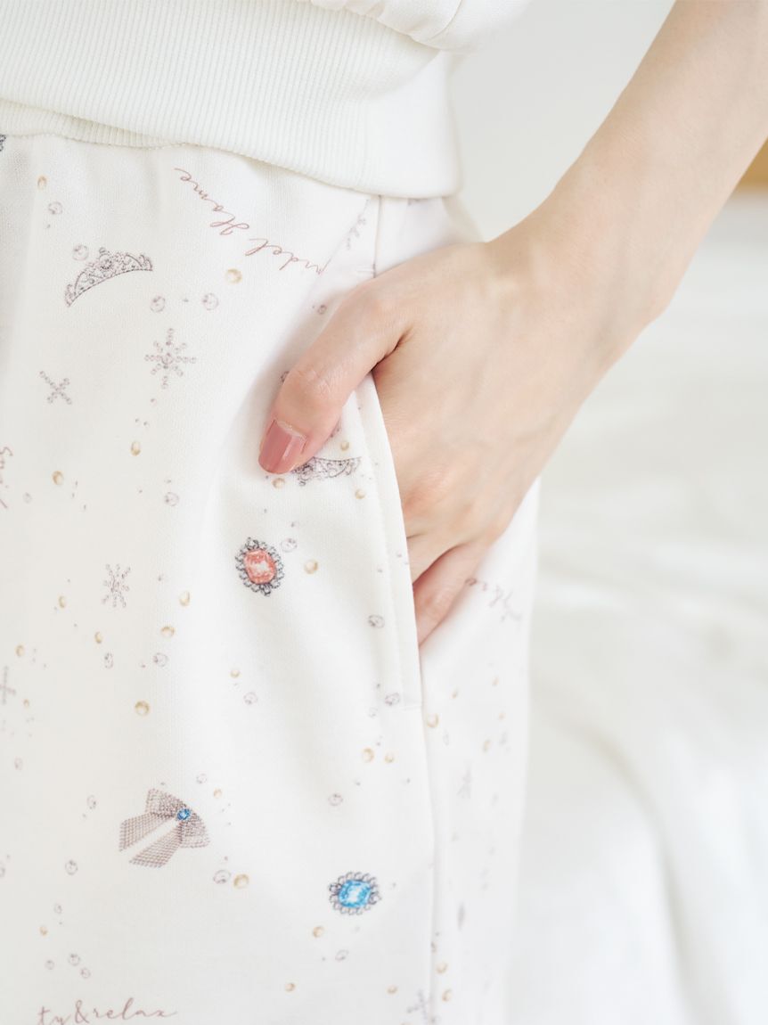SNIDEL HOME「DOGスウェットセットアップ」|ルームウェア|