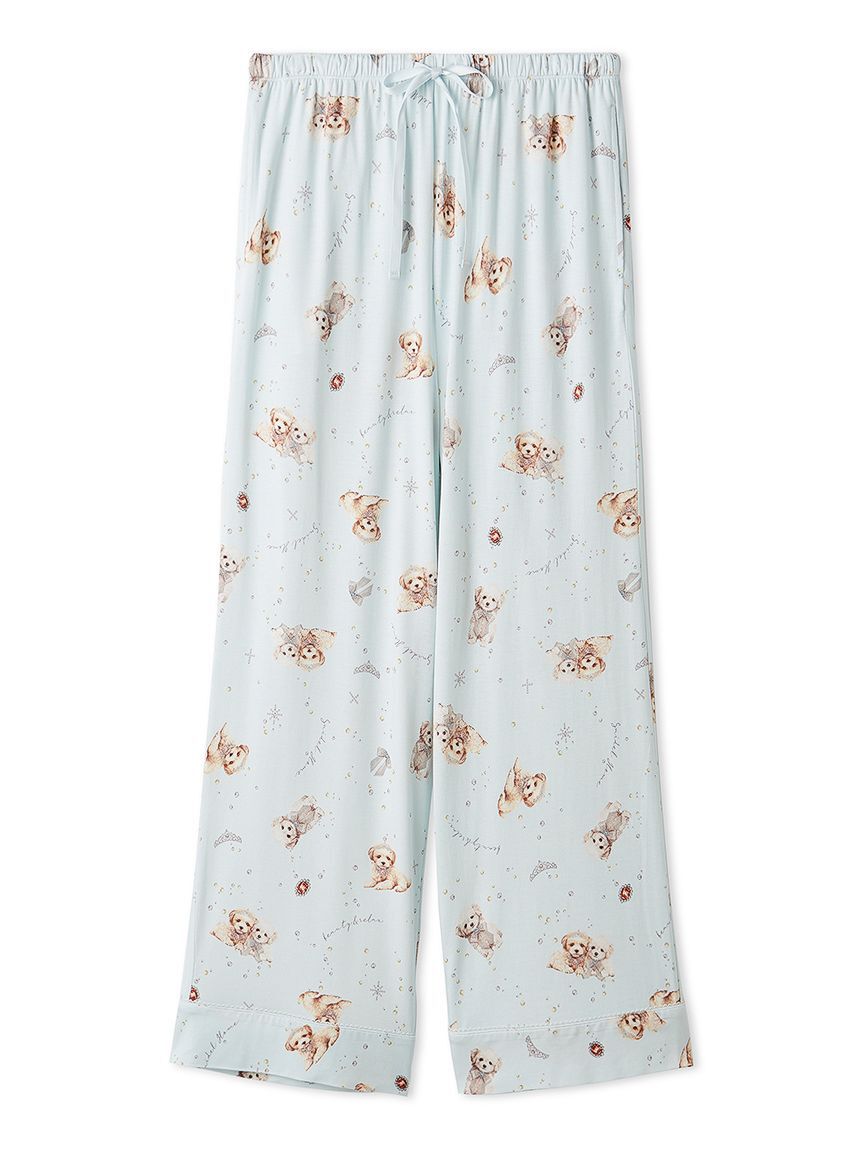 SNIDEL HOME「DOGカットロングパンツ」|ルームウェア|