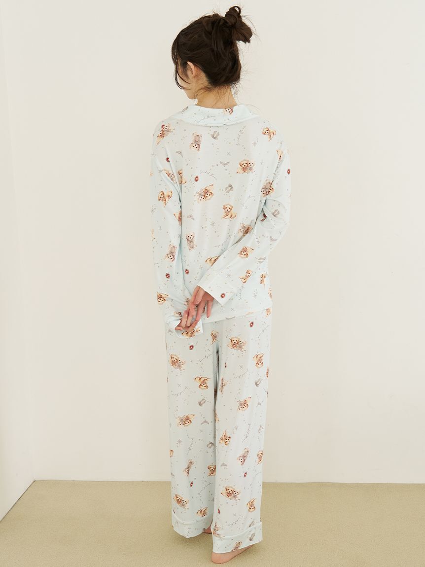 SNIDEL HOME「DOGカットロングパンツ」|ルームウェア|