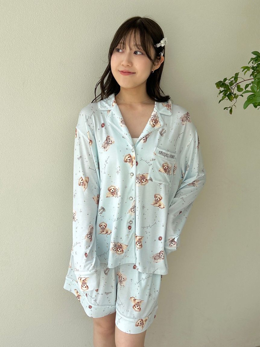 SNIDEL HOME「DOGカットショートパンツ」|ルームウェア|
