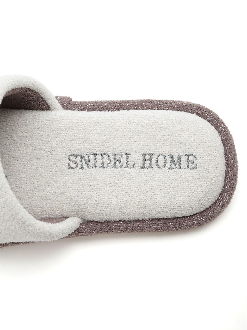 SNIDEL HOME「DOGラメジャガード ルームシューズ」|ルームシューズ|
